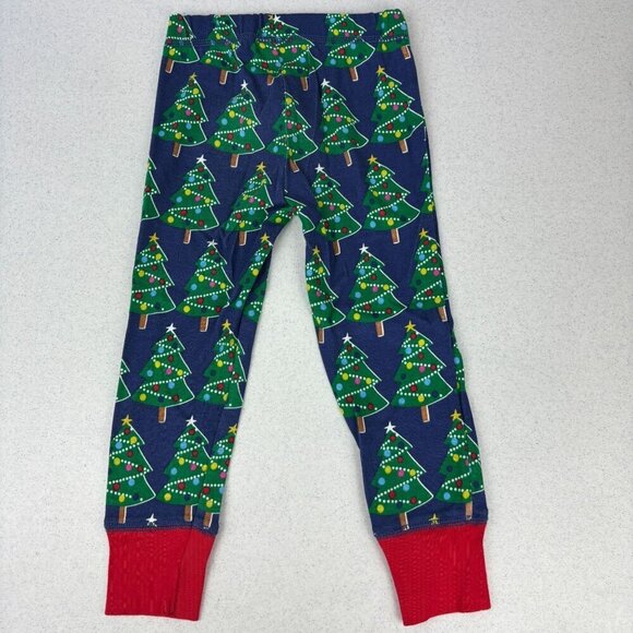 Mini Boden Glow in the Dark Christmas Tree Long John Pajamas 3 - Picture 9 of 9